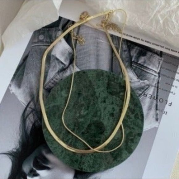 Gold plated Boho Double Layer Necklace - Picture 3 of 5